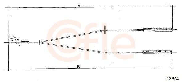 COFLE Kabel, varmeklap Varenummer: 12.504 billige