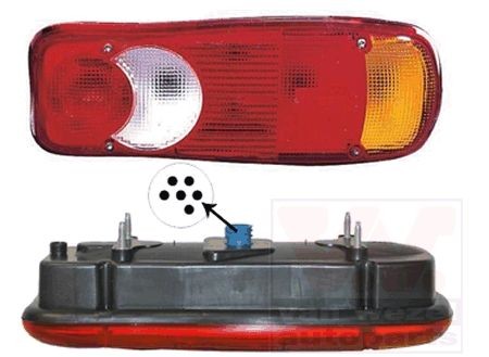 VAN WEZEL Rear light Article number: 1651936 cheaply
