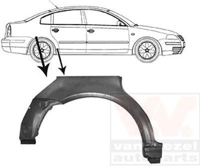 VAN WEZEL Sidewall Article number: 5836148 cheaply