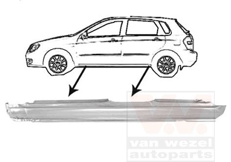 VAN WEZEL Panel Varenummer: 8322103 billige