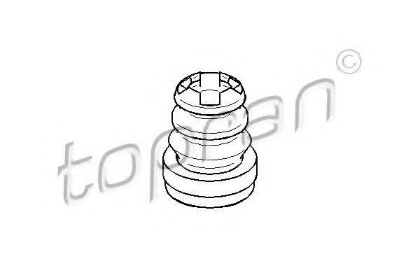 TOPRAN Rubber Buffer, suspension Article number: 722 698 cheaply