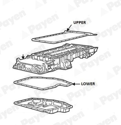 PAYEN Inlet manifold gasket Article number: JD167 cheaply