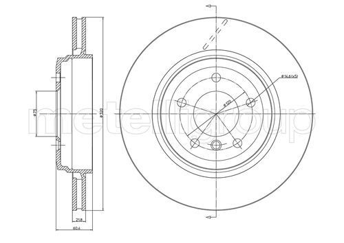 METELLI Brake disc Article number: 23-0108 cheaply