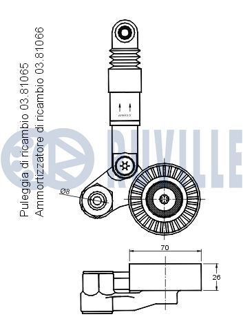 RUVILLE Ball Joint Article number: 915932 cheaply