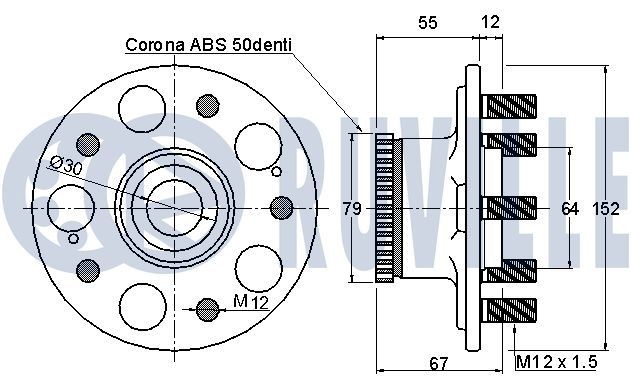 RUVILLE Trailing arm / Suspension arm bush Article number: 985309 cheaply