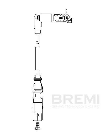 BREMI Ignition lead Article number: 162E27 cheaply