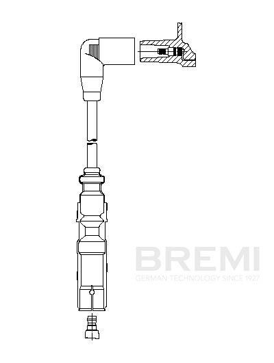 BREMI Ignition lead Article number: 162/47 cheaply