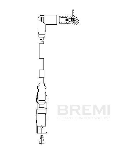 BREMI Ignition lead Article number: 162F65 cheaply
