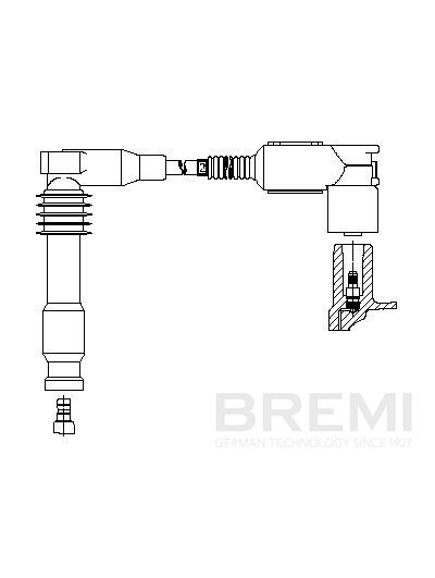 BREMI Ignition lead Article number: 381K43 cheaply