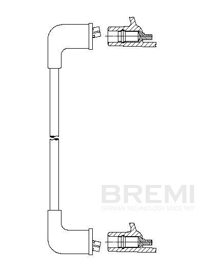 BREMI Ignition lead Article number: 3A12/53 cheaply