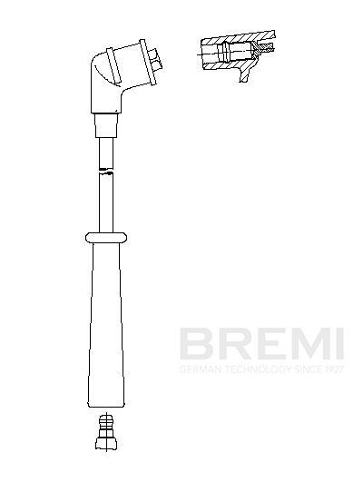 BREMI Ignition lead Article number: 3A23/83 cheaply
