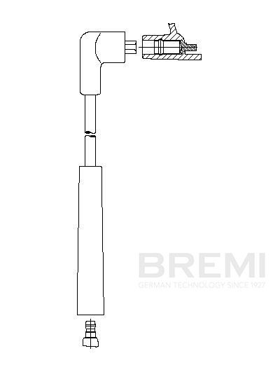 BREMI Ignition lead Article number: 430/45 cheaply
