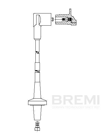 BREMI Ignition lead Article number: 630/30 cheaply