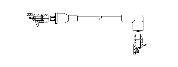 BREMI Ignition lead Article number: 668/45 cheaply