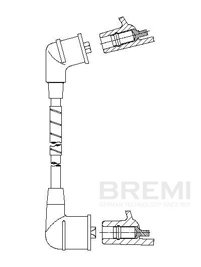 BREMI Tændkabel Varenummer: 672/60 billige