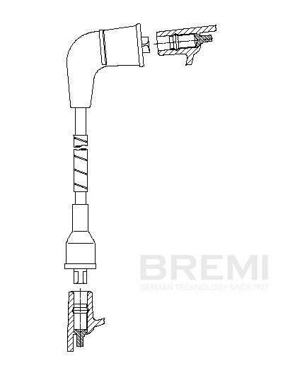 BREMI Ignition lead Article number: 6A67E40 cheaply