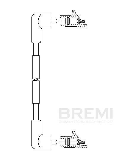 BREMI Ignition lead Article number: 739/32 cheaply