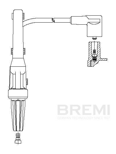 BREMI Ignition lead Article number: 766/68 cheaply