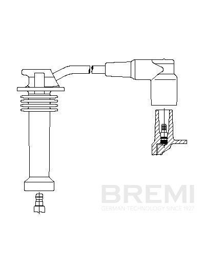 BREMI Süütesüsteem Artikli number: 8A17/15 soodsalt