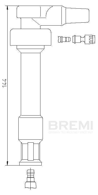 BREMI Plug, spark plug Article number: 13246/5 cheaply