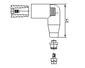 BREMI Plug, spark plug Article number: 13319/2 cheaply