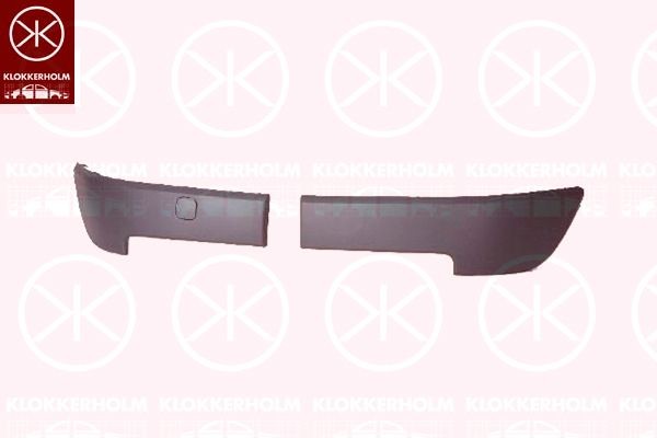 KLOKKERHOLM 6042922A1 Bumper moulding GRAND SCÉNIC 1.9 dCi 120 PS Diesel 2009