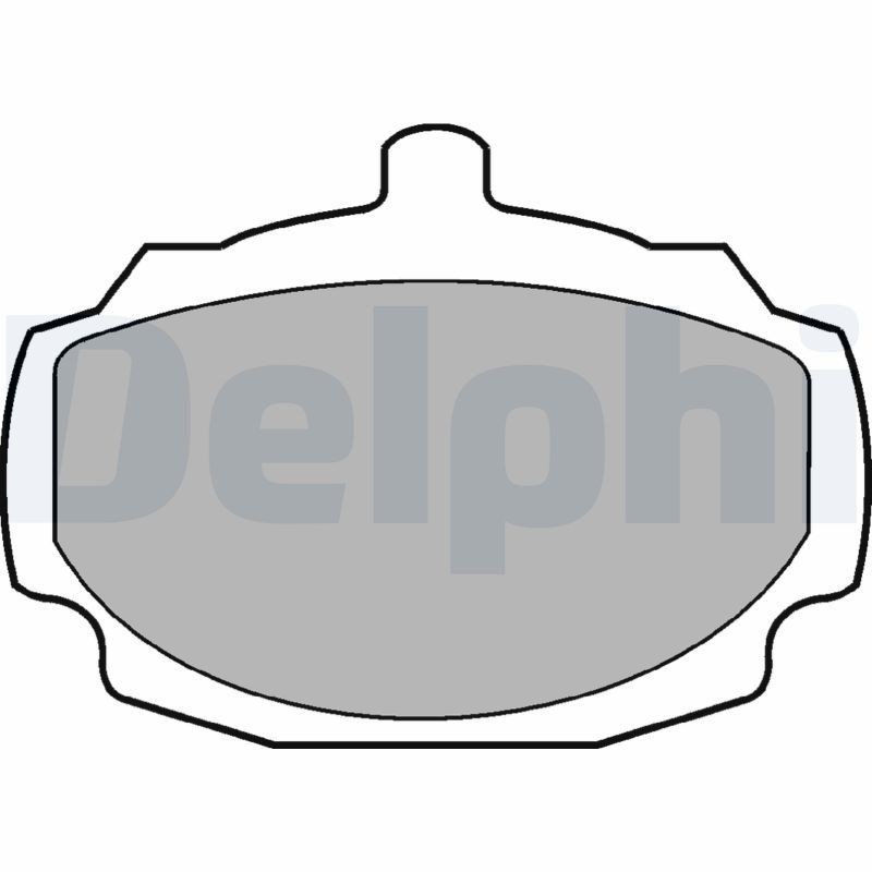 DELPHI Brake pad set Article number: LP7 cheaply