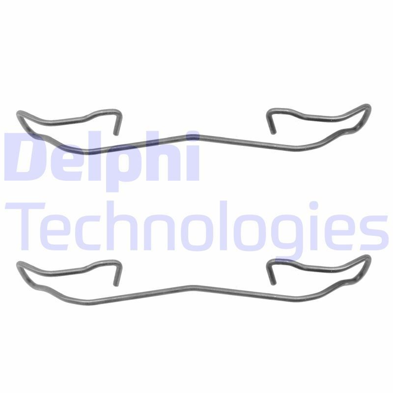 DELPHI LX0321 Lisakomplekt, ketaspiduriklotsid FOCUS RS 2.0 215 HP Bensiin 2007