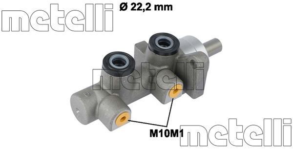 METELLI Brake master cylinder Article number: 05-0722 cheaply