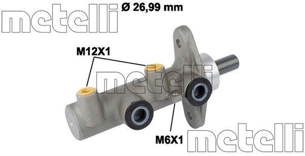 METELLI Brake master cylinder Article number: 05-0821 cheaply