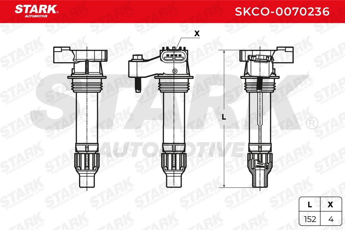 STARK Ignition coil Article number: SKCO-0070236 cheaply