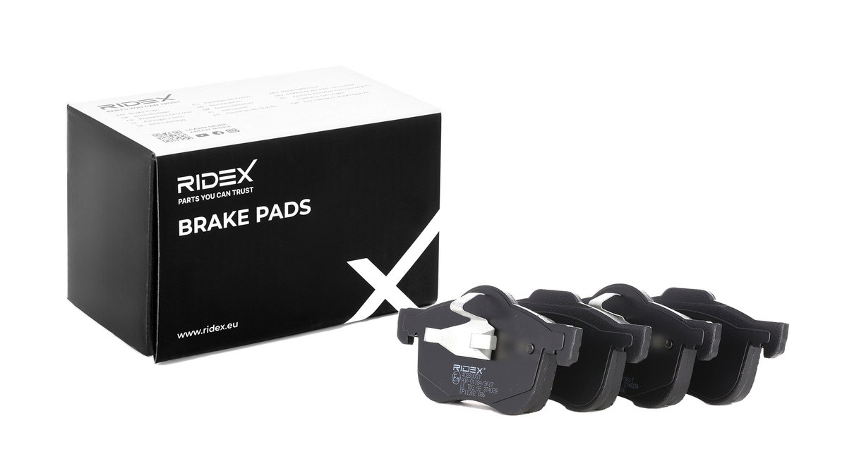 RIDEX Brake pad set Article number: 402B0053 cheaply