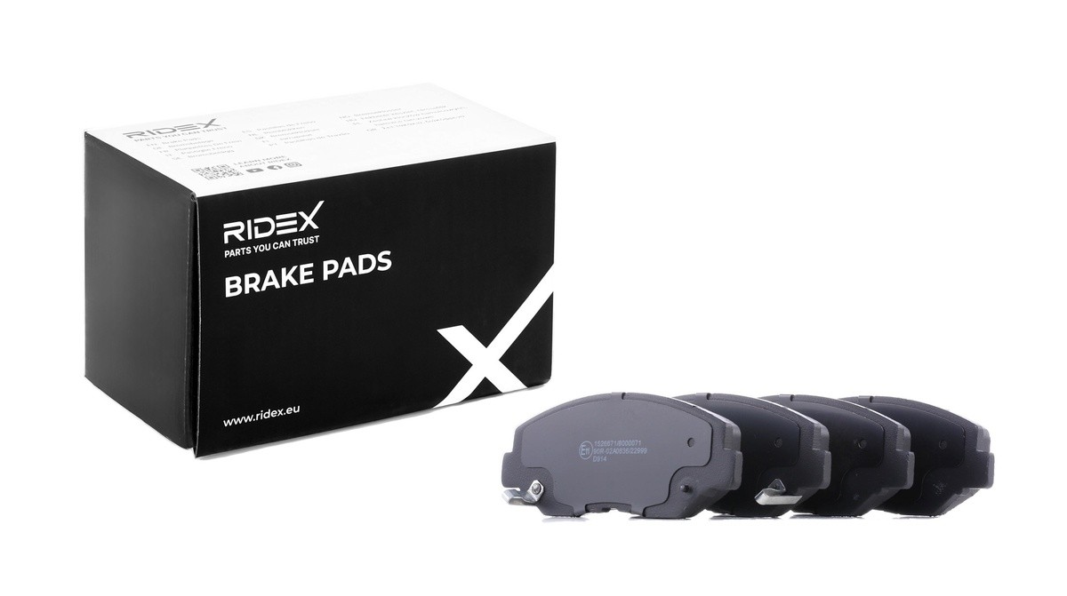 RIDEX Brake pad set Article number: 402B0406 cheaply