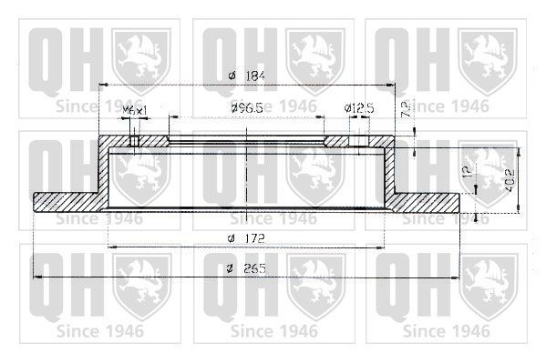 QUINTON HAZELL Brake disc Article number: BDC3956 cheaply