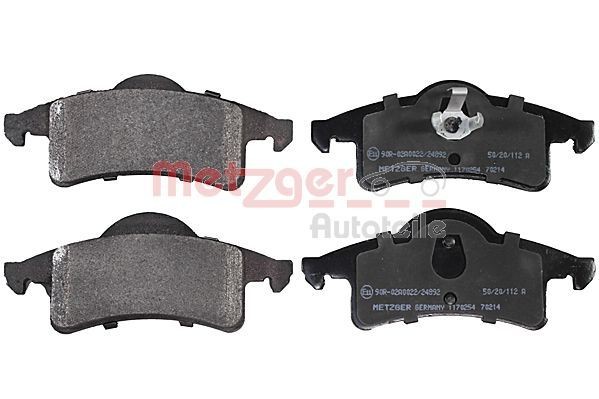 METZGER Brake pad set Article number: 1170254 cheaply