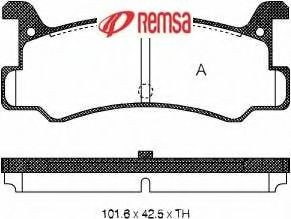 METZGER Brake pad set Article number: 1170715 cheaply
