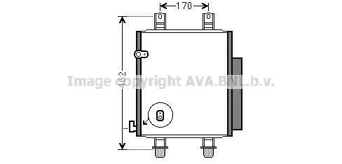 PRASCO Air conditioning condenser Article number: DU5072D cheaply