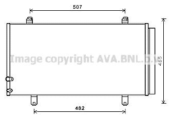 PRASCO Air conditioning condenser Article number: TO5698D cheaply