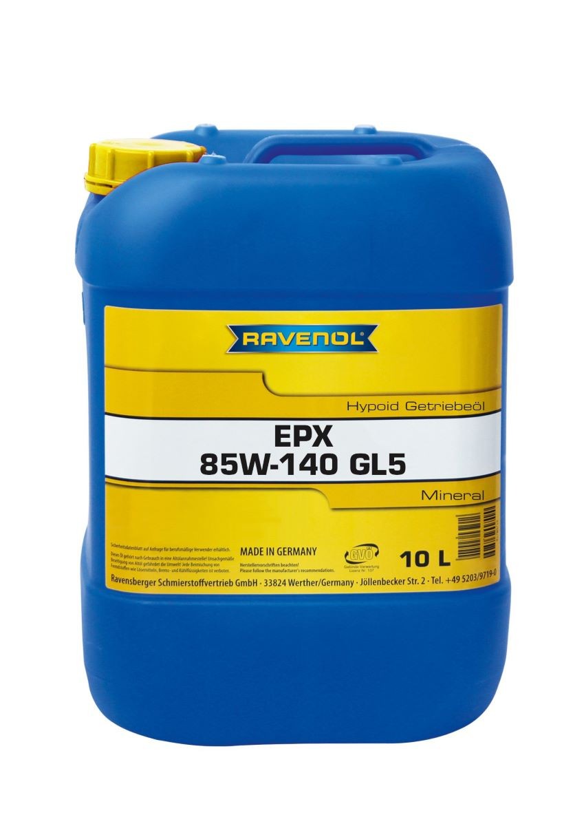 RAVENOL Akselgearolie EPX, GL-5 Varenummer: 1223211-010-01-999 billige
