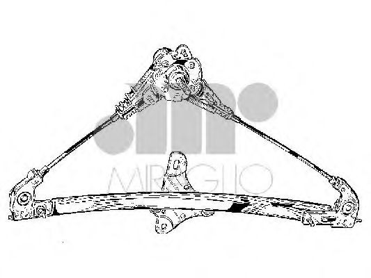 MIRAGLIO Window regulator Article number: 30/205 cheaply