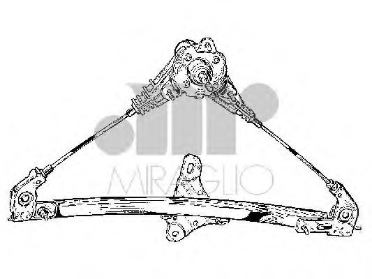 MIRAGLIO Window regulator Article number: 30/206 cheaply
