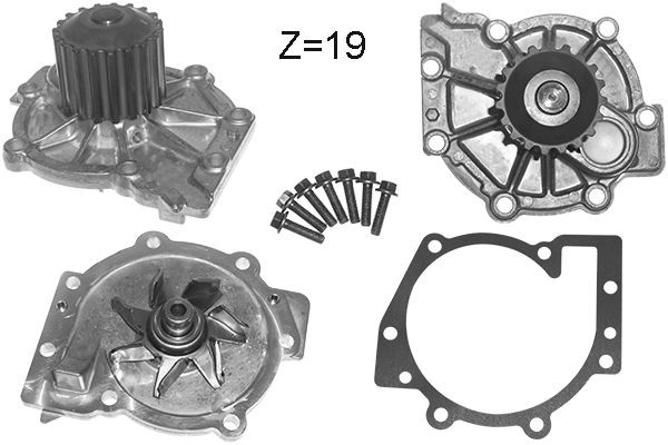 DOLZ Water pump Article number: V211 cheaply