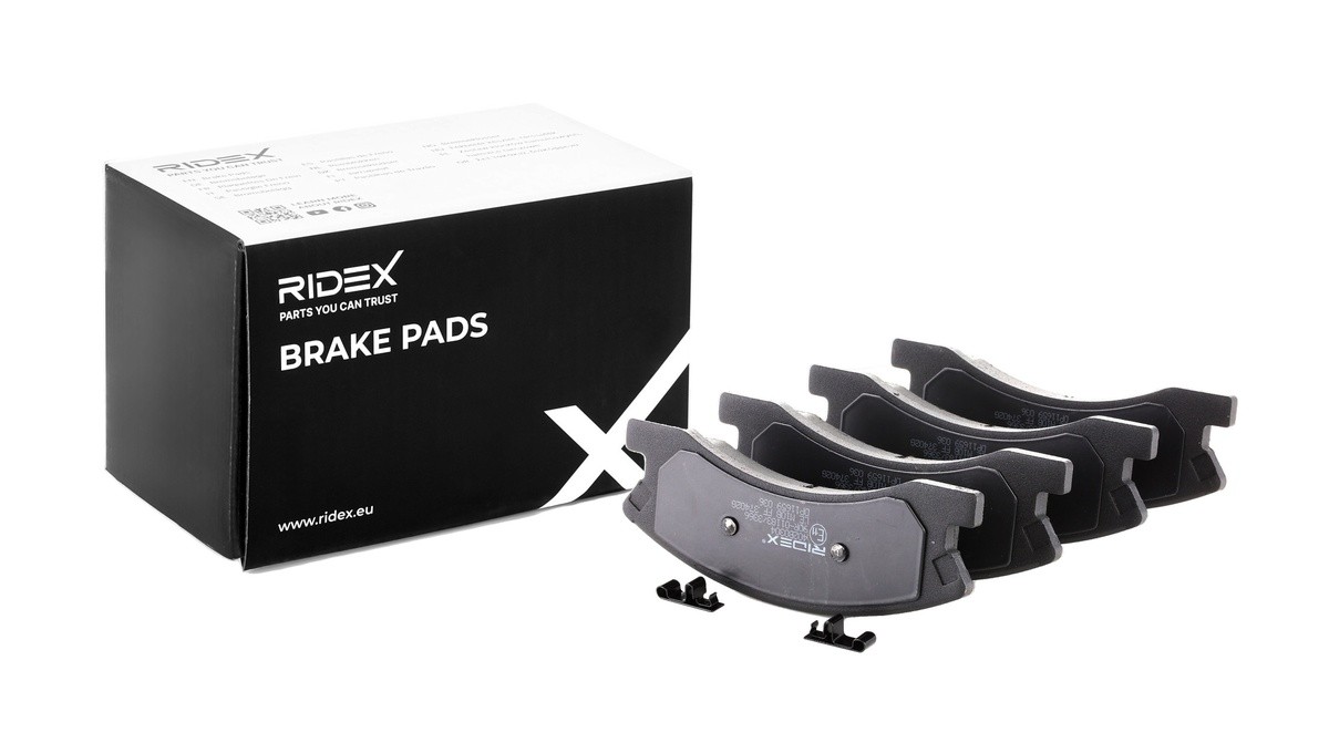 RIDEX Brake pad set Article number: 402B0304 cheaply