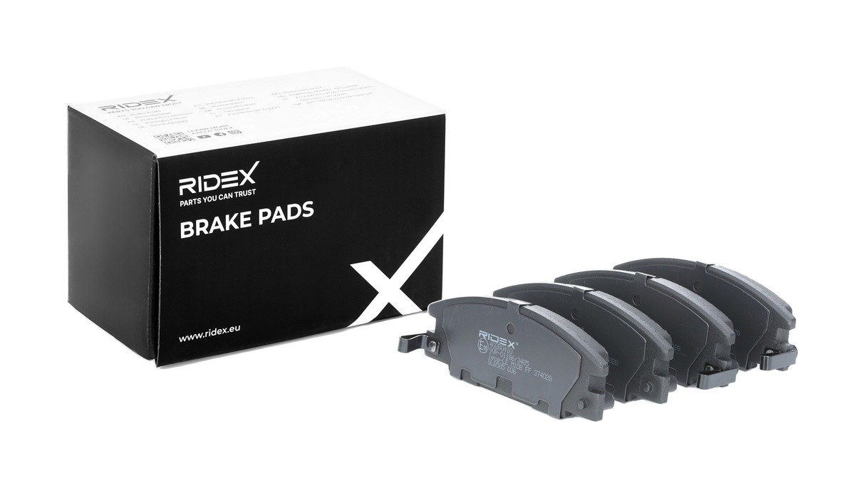 RIDEX Brake pad set Article number: 402B0410 cheaply