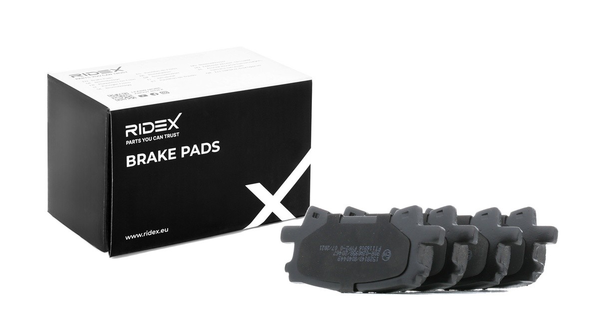 RIDEX Brake pad set Article number: 402B0515 cheaply