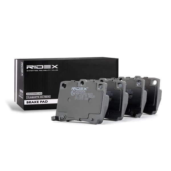 RIDEX Brake pad set Article number: 402B0656 cheaply