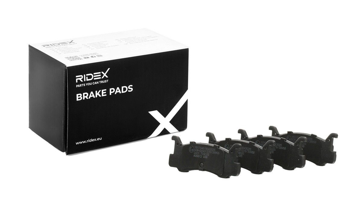RIDEX Brake pad set Article number: 402B0655 cheaply