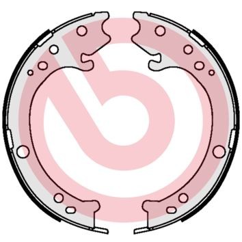 BREMBO Handbrake shoes Article number: S 28 517 cheaply