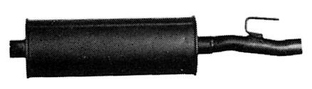 IMASAF Rear silencer Article number: JR.10.07 cheaply
