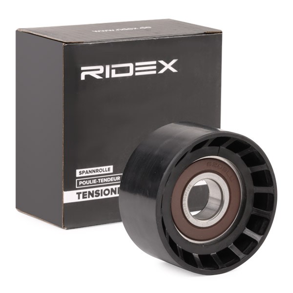 RIDEX Deflection / Guide Pulley, v-ribbed belt Article number: 312D0012 cheaply